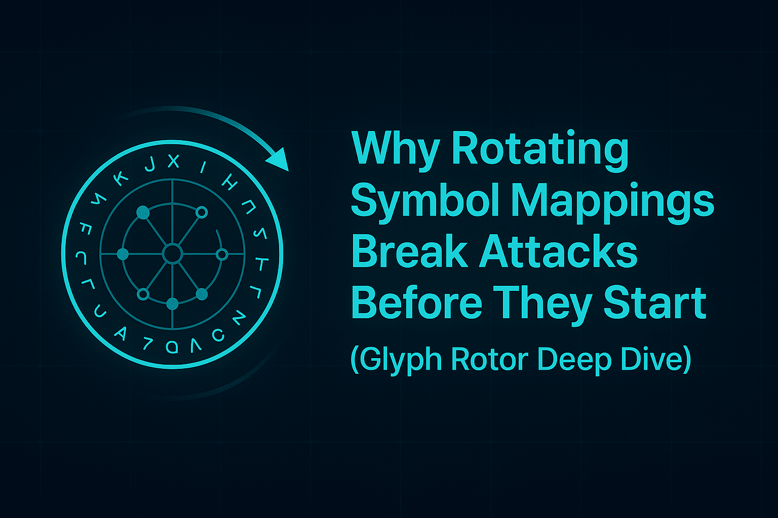 Why Rotating Symbol Mappings Break Attacks Before They Start (Glyph Rotor Deep Dive)
